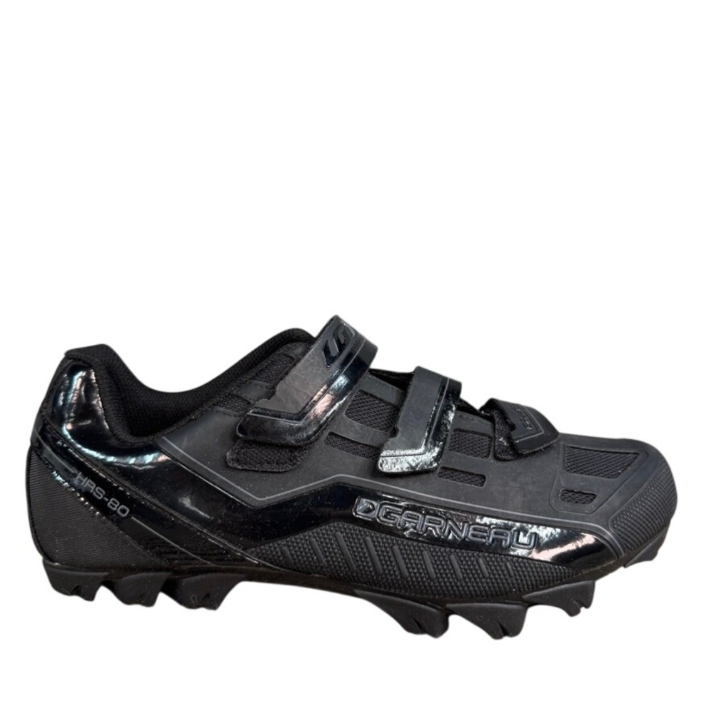 Louis Garneau Gravel Cycling Shoes Black HRS-80 Ergo Grip SPD Cleats Mens 10.5